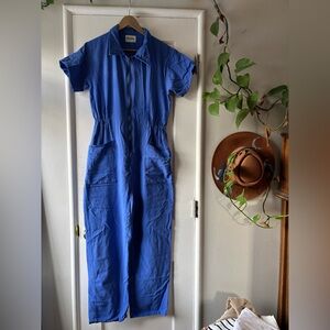 Noble Utility Blue Jumpsuit
